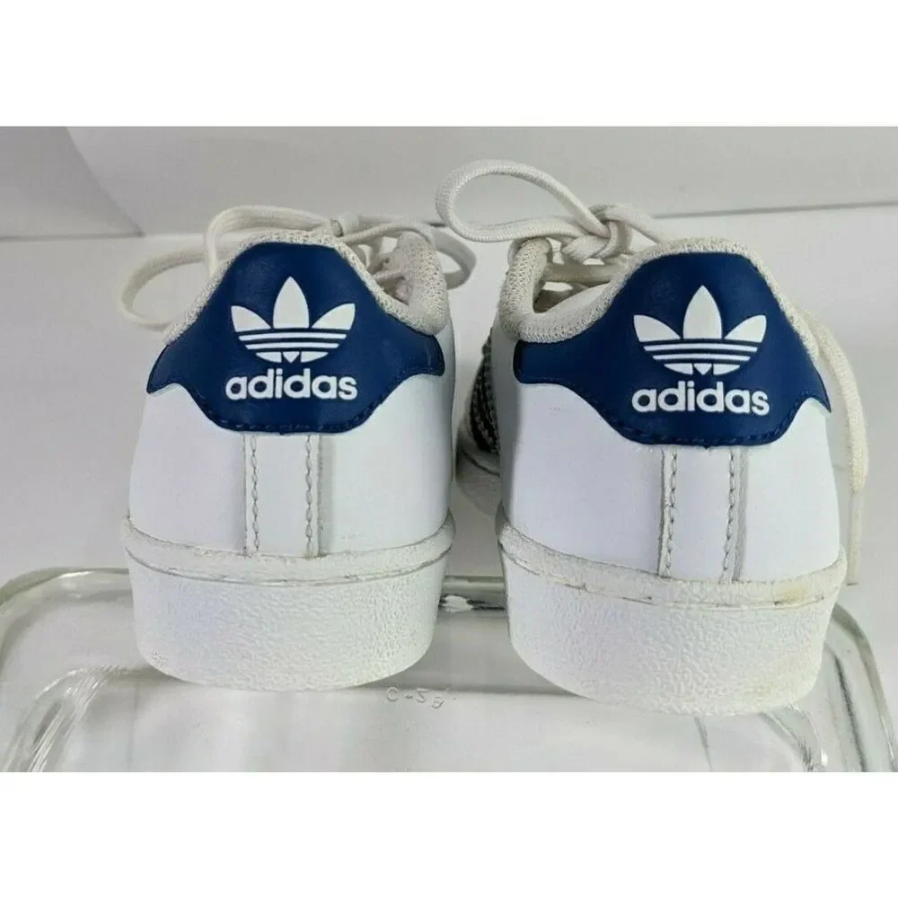 Adidas Superstar Sneakers White Blue  Leather‎